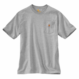 Carhartt K87 Heather Gray Short Sleeve Shirt